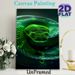 Green Snake Painting Poster, Vivid Realistic Close-up Reptile Poster, Detailed Textured Scale Design, Suitable For Home Office, Living Room Decor_maomaolike.com