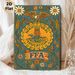 Agricultural Education FFA Themed Painting Poster, Vintage Folk Art Style Poster, Boho Floral & Wildlife Detailed Design, Ideal For Agricultural Study_maomaolike.com