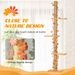 Pawhut Floor To Ceiling Cat Tree, 80" - 95" Adjustable Tall Cat Tower, 3-Level Cat Climbing Towe For Indoor Cats With Sisal Scratching Post, Platforms, Leaves, Orange_maomaolike.com