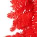 Lighted Santa Hat Style Christmas Tree Set Of 2, 4ft Artificial Tree With Warm White Lights, Christmas Tree For Decoration Inside And Outside_maomaolike.com