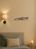 Stylish Edge Metal Line Racing Car Wall Adornment-Suspended Iron Wall Sculptures_maomaolike.com