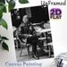 Vintage Aviator Painting Poster, Monochrome Retro Scene Poster, Timeless Nostalgic Vibe Ideal For Living Room, Cafe And Study Wall Decor_maomaolike.com