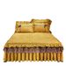 European Style Quilted Lace Skirt Single Piece Autumn Winter Thickened Warm Velvet Cover 1.8m Double Non-Slip Bed Set_maomaolike.com