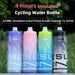 Insulated Keep Cold Water 610ML Big Capacity Cycling Bottle Fashionable Gradient Color Road Bicycle Kettle_maomaolike.com