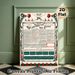 Billiards Rules Painting Poster, Vintage Ornate Detailed Billiard Game Regulation Poster, Informative Classic Design Ideal For Game Rooms And Billiard_maomaolike.com