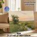 Psalm 23 Scripture Pastoral Painting Poster, Soft-toned Idyllic Landscape With Sheep, Stream And Wildflowers Poster, Serene Religious-themed Decor For_maomaolike.com