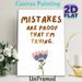 Inspirational Quote Painting Poster, Warm-toned Hand-drawn Floral & Typography Poster, Uplifting Motivational Decor Ideal For Home Office, Bedroom_maomaolike.com