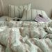 Wholesale INS Korean Retro Floral Four-Piece Pastoral Style Homestay Pure Jacquard Washed Cotton 4-Piece Set_maomaolike.com
