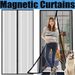 No Magnetic Strip Needed Summer Mosquito-Proof Dense Embroidered Screen Soft Self-Adhesive Door Curtain_maomaolike.com