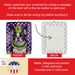 Boston Terrier King Of Mardi Gras Porcelain Ornament Christmas Tree Hanging Decorations For Home Christmas Holiday, Rectangle, Gift, Multicolor_maomaolike.com