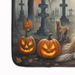 Afghan Hound Spooky Halloween Memory Foam Kitchen Mat Machine Washable Anti-Fatigue Mat Cushion Comfort Bath Mat Or Kitchen Rug_maomaolike.com