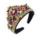 Pdmcms European and American Retro Exaggerated Crown Styling Headband Heavy Craftsmanship Baroque Style Ins Wide Edge Hair Accessories_maomaolike.com