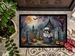 Shih Tzu Spooky Halloween Doormat Front Door Mat Indoor Outdoor Rugs For Entryway, Non Slip Washable Low Pile, 24H X 36W_maomaolike.com