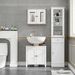 Bathroom Storage Cabinet, Tall Bathroom Cabinet, Narrow Linen Tower_maomaolike.com