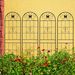 4 Pack Metal Garden Trellis 71" X 19.7" Rustproof Trellis For Climbing Plants Outdoor Flower Support Black_maomaolike.com