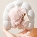Winter Warm Fur For Women Cute Bow House Non Slip Soft Shoes Comfort Flat Heel Home Indoor Bedroom Plush Slippers_maomaolike.com