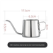 304 Stainless Steel Pour Over Household Hanging Ear Long Spout Fine Water Kettle Outdoor Drip Coffee Pot Utensil_maomaolike.com