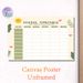 School Timetable Painting Poster, Warm Cute Cartoon-style Poster, Practical Schedule Planner To Organize School Days & Track Tasks, Ideal For Study_maomaolike.com