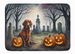 Irish Setter Spooky Halloween Memory Foam Kitchen Mat Machine Washable Anti-Fatigue Mat Cushion Comfort Bath Mat Or Kitchen Rug_maomaolike.com