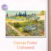 Garden Landscape Painting Poster, Vibrant Impressionist Lush Floral Garden With Winding Path Poster, Rich Color Palette Ideal For Living Room, Bedroom_maomaolike.com