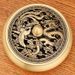 Brass Dragon And Phoenix Burner Double Fish Lotus Indoor Fireproof Cotton Gourd Incense Holder Metal Craft Ornament Wholesale_maomaolike.com