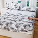 Fitted Sheet New Pillowcase Bedding Floral Mattress Dust Cover_maomaolike.com