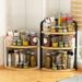 Kitchen Desktop Multi-layer Seasoning Bowl Dish Organizer Triangle Tabletop Oil Salt Sauce Vinegar Storage Rack_maomaolike.com