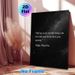 Edgar Allan Poe Quote Painting Poster, Minimalist Monochrome Typographic Poster, Thought-provoking Literary Quote Decor For Bedroom, Study Or Living_maomaolike.com