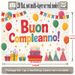 Italian Happy Birthday Banner - 2D Flat Polyester Backdrop, Wall Hanging Photo Props, Birthday Party Supplies_maomaolike.com