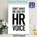 HR Themed Humorous Slogan Painting Poster, Minimalist Black & White Typography Poster, Witty Office-inspired Decor Ideal For Office Workspace_maomaolike.com