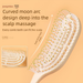 Master Jiang Cream Women's Air Cushion Fluffy Set Anti-Static High Crown Styling Curling Comb_maomaolike.com