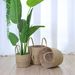 Nordic Light Luxury Rattan Woven Floor Basket Qixi Festival Internet Celebrity Bear Version Hug Bucket Living Room_maomaolike.com