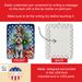 Schnauzer Christmas Reindeer Porcelain Ornament Christmas Tree Hanging Decorations For Home Christmas Holiday, Rectangle, Gift, Multicolor_maomaolike.com