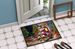 Lakeland Terrier And Santa Claus Doormat Front Door Mat Indoor Outdoor Rugs For Entryway, Non Slip Washable Low Pile, 24H X 36W_maomaolike.com