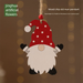 Jinghua Artificial Flower Snowflake Wood Chip Santa Claus Reindeer Gingerbread Man Christmas Decoration Hanging Ornament_maomaolike.com