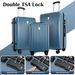 3-Piece Hardshell Travel Luggage Set With TSA Lock & Double Spinner Wheels, Large Capacity Rolling Cases For Family Travel & Business Trip, Lightweight Expandable Suitcases_maomaolike.com