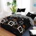 6 Piece Soft All-Season Washed Microfiber And Viscose Comforter Set , With Comforter, Sheet, Pillowcases & Shams, Print, Flowerd, Moisture-Wicking, Silky Soft Texture, Cooling, Breathable, Easy Care_maomaolike.com