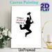 Lucky Chimney Sweep Quote Painting Poster, Minimalist Black Silhouette Poster, Whimsical Luck-inspired Design, Ideal For Living Room And Entryway_maomaolike.com