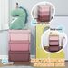 3 Tier Kids Storage Unit, 3 Drawer Chest Toy Organizer Plastic Bins For Kids Bedroom Nursery Kindergarten Living Room For Boys Girls Toddlers, Pink_maomaolike.com