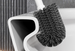 White Swan 3-in-1 Wall-Mounted Household No Dead Angle Bathroom New Set Toilet Brush_maomaolike.com