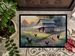 Chicken Coop At Dawn Doormat Front Door Mat Indoor Outdoor Rugs For Entryway, Non Slip Washable Low Pile, 24H X 36W_maomaolike.com