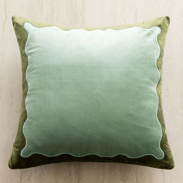 Home Garden Green Retro Sofa Pillowcase Ins Style Light French Model Room Living Room Pillow Light Luxury Bed Back Cushion_maomaolike.com