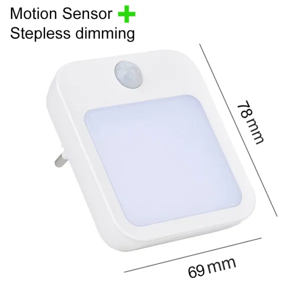 Motion Sensor LED EU/US Plug Lamps Children'S Light Wireless Night Lamp For Bedside Table Bedroom Nigh_maomaolike.com