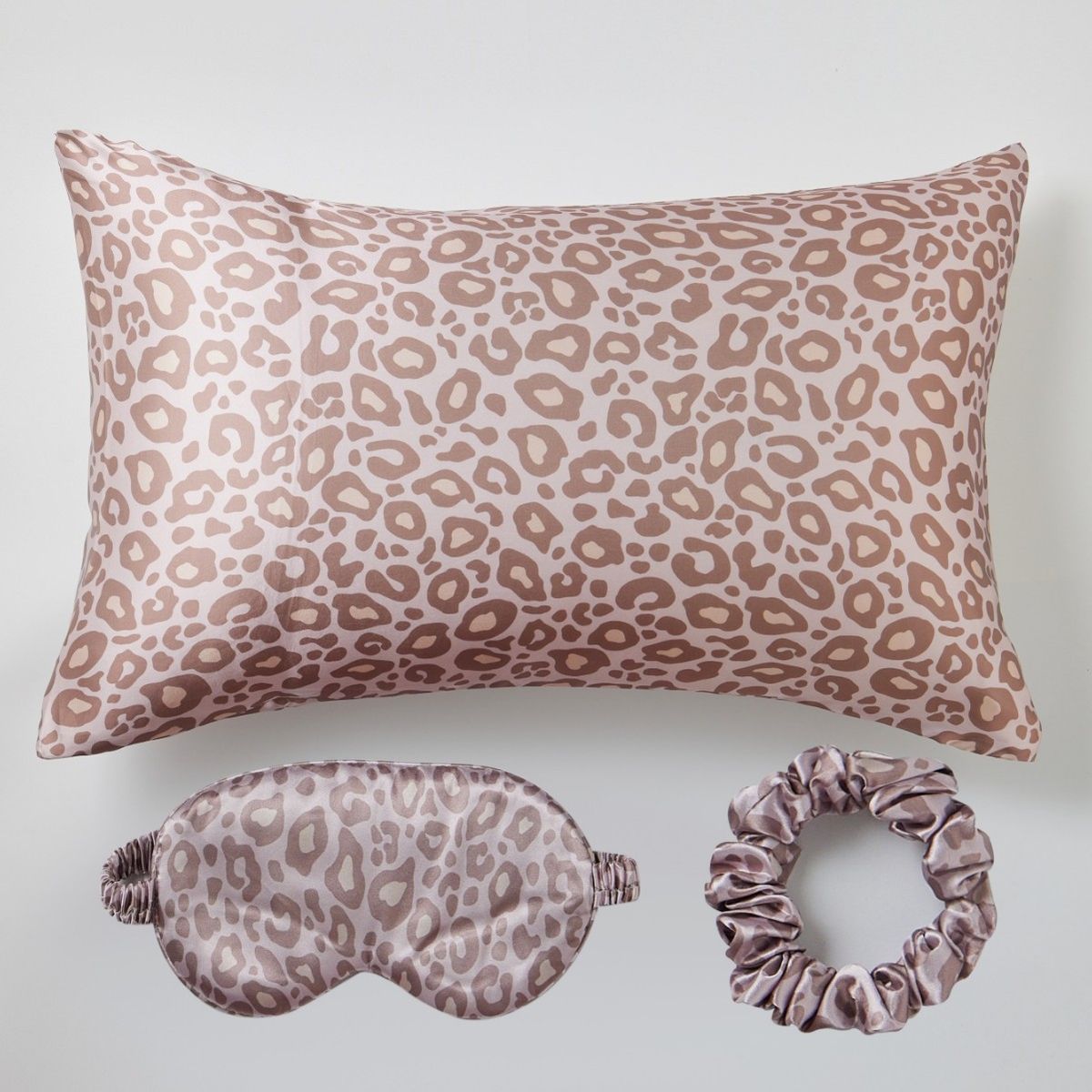 Bedding Satin Silky Pillowcase + Eye Mask + Hair Band Free Combination, Gifts For Women_maomaolike.com