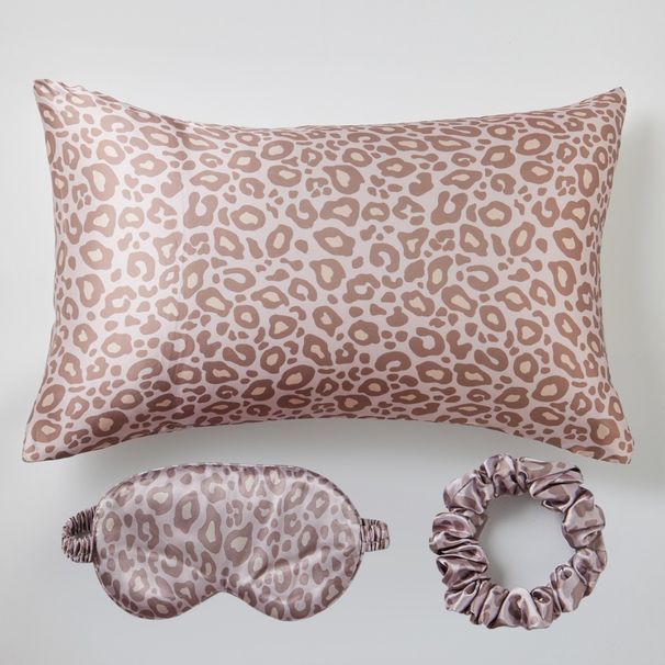 Bedding Satin Silky Pillowcase + Eye Mask + Hair Band Free Combination, Gifts For Women_maomaolike.com