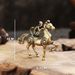 Chinese Style Metal Solid Antique Horse Animal Ornament Desktop Tea Pet Office Stall Decoration New Product_maomaolike.com