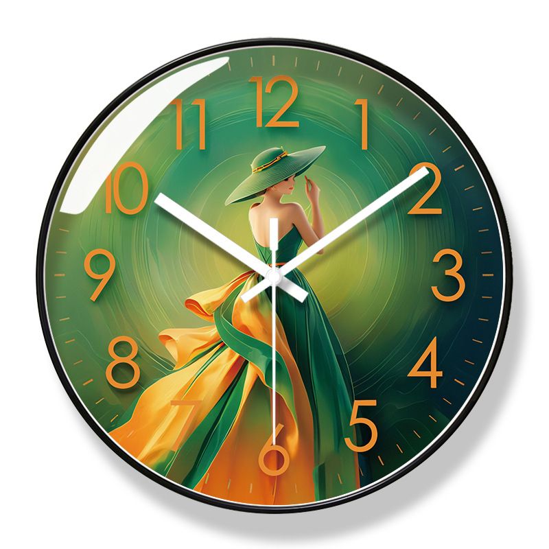 Yipula 7121 Wall Living Room Creative Personality Silent Quartz Simple Nordic Fashion Home Clock_maomaolike.com
