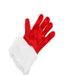 Christmas Short canary and white wool gloves Christmas party ceremonial performance gloves_maomaolike.com