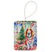 Basset Hound Christmas Porcelain Ornament Christmas Tree Hanging Decorations For Home Christmas Holiday, Rectangle, Gift, Multicolor_maomaolike.com