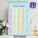 Times Tables Painting Poster, Soft-hued Neatly Structured Multiplication Chart Poster, Practical Tool For Mastering Multiplication, Suitable For Study_maomaolike.com